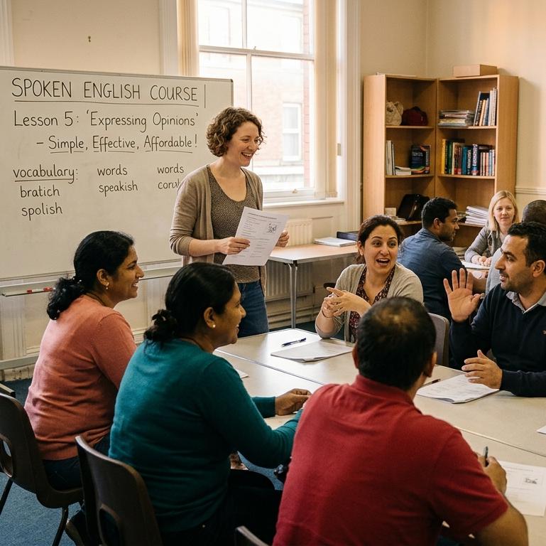 English language learning in a classroom